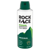 Rock Face Original Deodorant Body Spray 200ml, imported from the UK