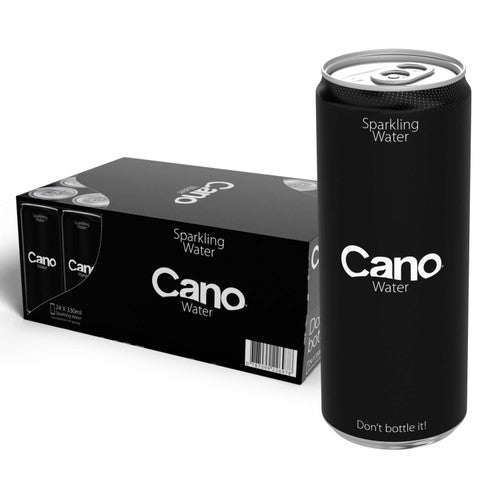 Cano Water Sparkling Water Ring Pull 24 x 330ml - British product
