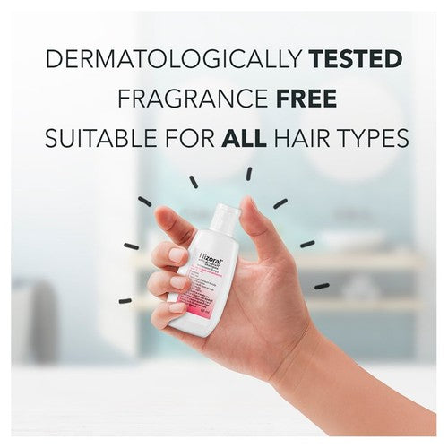 Nizoral anti-dandruff medicated shampoo, imported from the UK