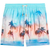 MS Boys Sunset Palm Print Swim Short 6-7 Years Multi