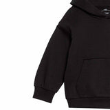 M&S Boys Cotton Rich Plain Hoodie 3-4 Years Black