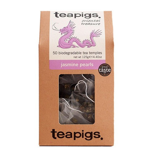 Teapigs Jasmine Pearls Green Tea Bags (British brand)