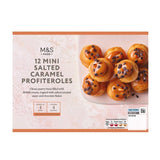 M&S 12 Mini Salted Caramel Profiteroles Frozen