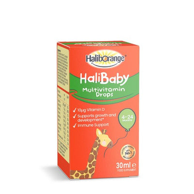 Ungeflavourte Baby-Multivitamin-Tropfen mit 10 essentiellen Vitaminen für Wachstum und Immununterstützung