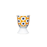 KitchenCraft retro flower spot porcelain egg cup, UK version