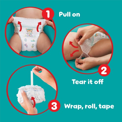 Pampers Baby Dry nappy pants size 9 jumbo, imported from the UK