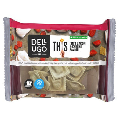 M&S Dell'Ugo THIS Isn't Bacon & Cheese Ravioli Fresh Filled Pasta 250g- Buy online at McGrocer