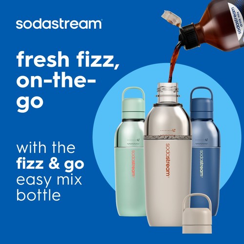 SodaStream Pepsi Max cola syrup 440ml (British brand)