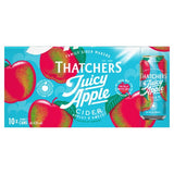 Thatchers Juicy Apple cider 10-pack of 440ml cans (British brand)