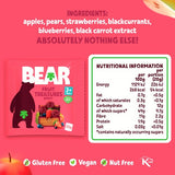 Bear Treasures berry fruit snacks for kids 100g - British product