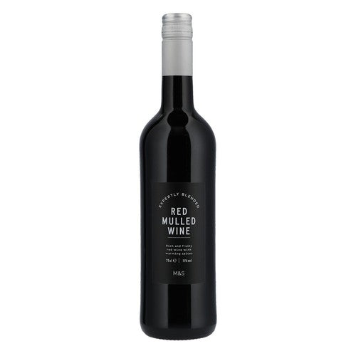 M&S red mulled wine 75cl, imported from the UK
