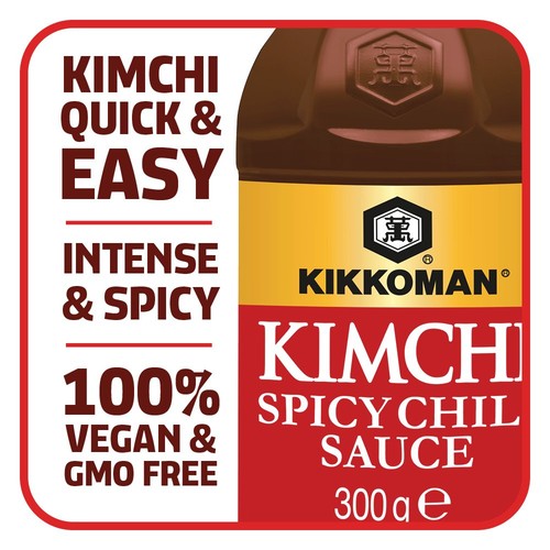 Kikkoman spicy chilli sauce for kimchi bottle, UK version