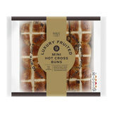 M&S Mini Hot Cross Buns 9 count, imported from the UK