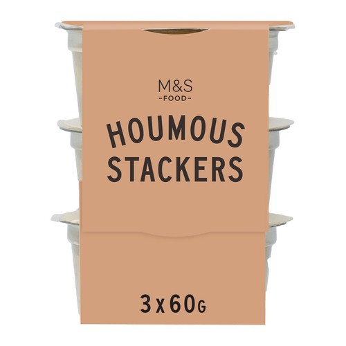 M&S Houmous Stackers 180g imported from the UK