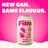 Fibe fruit punch drink 4 x 250ml cans - British product