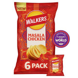 Walkers Masala Chicken Flavour crisps 150g (British brand)