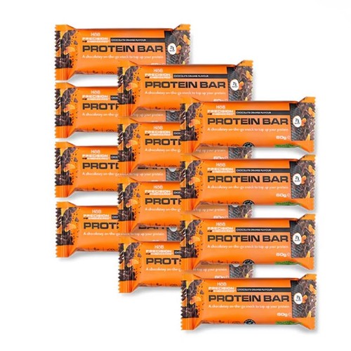 Precision Engineered Protein Bar Milk Chocolate Orange 60g, imported from the UK