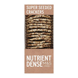 M&S super seeded crackers nutrient dense 108 kcal per serving - British product