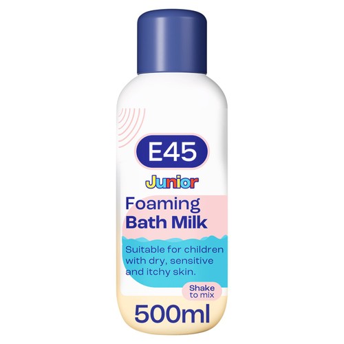 E45 Dermatological Junior Foaming Bubble Bath Milk - Baby  Kids Wash