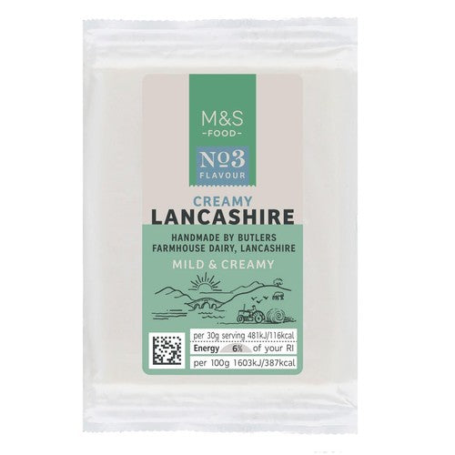 M&S Creamy Lancashire cheese 150g, imported from the UK