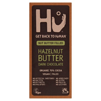 M&S Hu Hazelnut Butter Dark Chocolate Filled Bar 60g- Buy online at McGrocer
