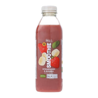 M&S M&S Strawberry & Banana Smoothie 750ml- Buy online at McGrocer