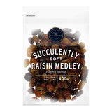 M&S soft raisin medley 400g, imported from the UK