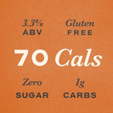 Brisk 70 calorie lager 330ml - British product