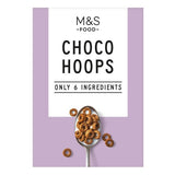 M&S chocolate flavoured cereal hoops 300g, imported from the UK