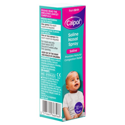 Calpol Saline Nasal Spray Suitable from Birth