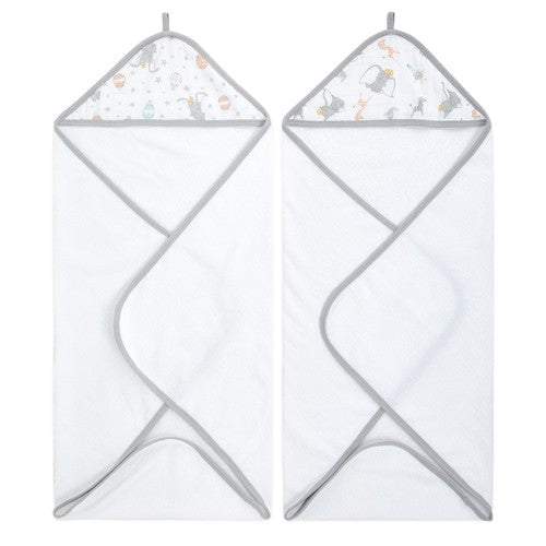 Aden + Anais Dumbo hooded towel 76x76cm - British product