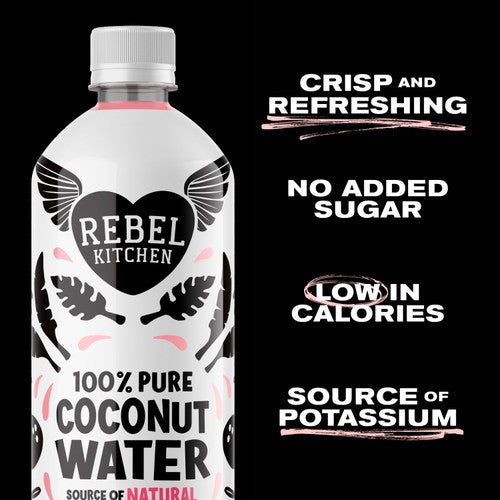 Rebel Kitchen pure coconut water - British product