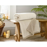 Deyongs Hazelwood Sherpa Throw, Oyster