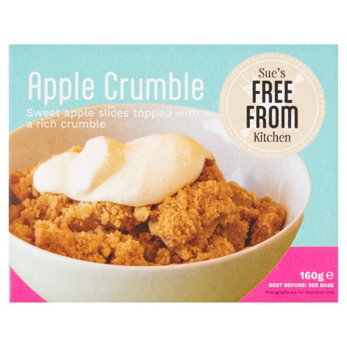 The Gluten Free Kitchen vegan apple crumble dessert 160g, UK version