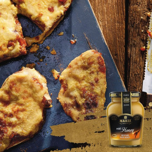Maille Dijon mustard with honey 230g, imported from the UK