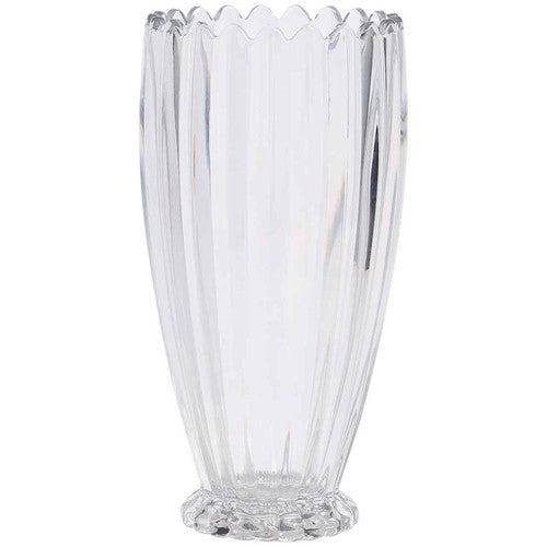 M&S Scallop Glass Vase clear version, imported from the UK