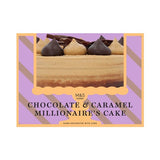 M&S Chocolate & Caramel Millionaire Cake 890g, imported from the UK