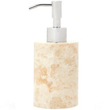 M&S cream marble soap dispenser 10cm height, imported from the UK