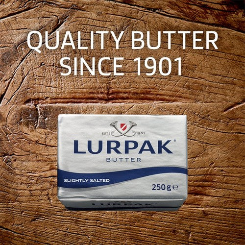 Lurpak slightly salted butter in wrap (British brand)