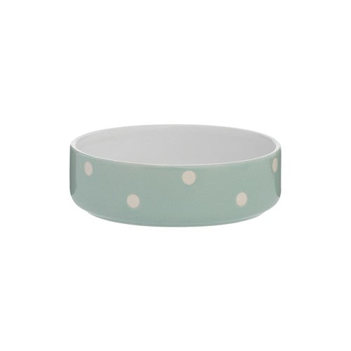 Mason Cash Polka Dot Sage 13cm Pet Bowl