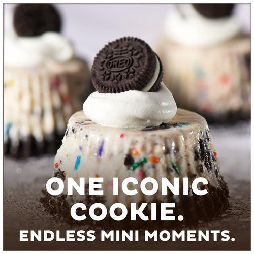 Oreo mini chocolate sandwich biscuits 114g box, imported from the UK