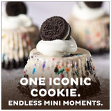 Oreo mini chocolate sandwich biscuits 114g box, imported from the UK