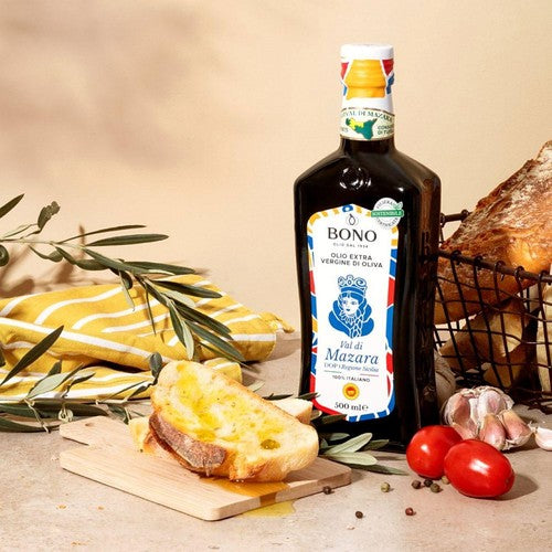 Bono Val di Mazara Extra Virgin Olive Oil 500ml - British product