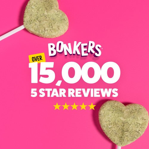 Bonkers Purrpops salmon flavoured cat treats lollipops pack of 4, imported from the UK