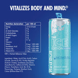 Red Bull Sugar Free Ice Edition Iced Vanilla Berry energy drink 4x250ml, imported from the UK