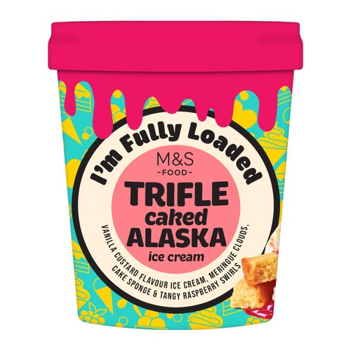 MS Fully Loaded Trifle Caked Alaska Ice Cream