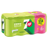 7up zero lemon lime soft drink 8 x 330ml - British product