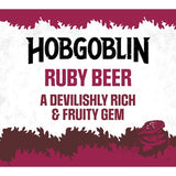 Hobgoblin Ruby Ale beer 4 x 568ml cans, UK version