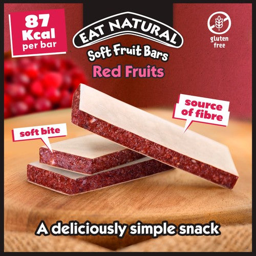 Eat Natural Red Berries Soft Fruit Bars