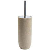 M&S Stone Effect Toilet Brush Holder, Natural
